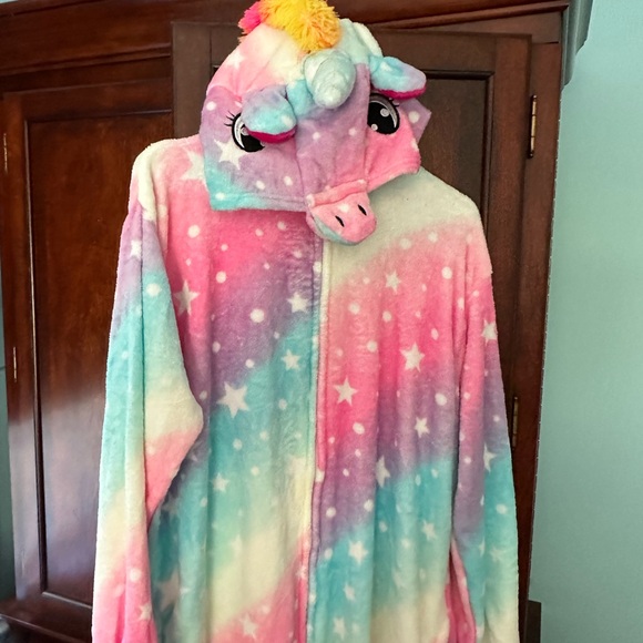 Unicorn costume. Onesie length is approximately 57” - Picture 3 of 11